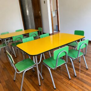 Mesa kinder 6 niños mesa mas sillas
